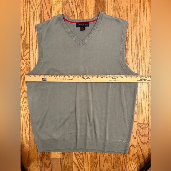 Linea Uomo Classic Mens Vest Gray Size XXL - Picture 6 of 6